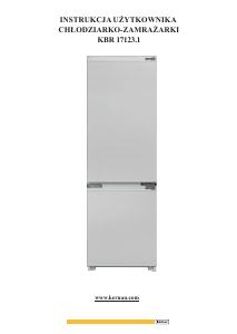 Manual Kernau KBR 17123.1 Fridge-Freezer