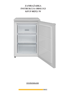 Manual Kernau KFUF 08252.1 W Freezer