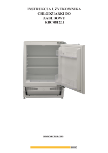 Manual Kernau KBC 08122.1 Refrigerator