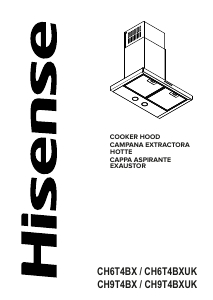 Manual de uso Hisense CH6T4BX Campana extractora