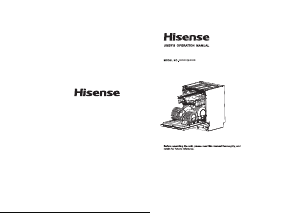 Manual Hisense HV603D40UK Dishwasher