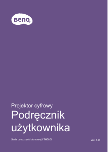 Instrukcja BenQ TH685i Projektor