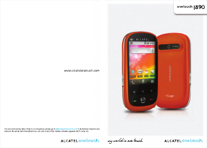 Manual Alcatel One Touch 890 Mobile Phone