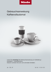 Bedienungsanleitung Miele CM 6560 Black Edition Kaffeemaschine
