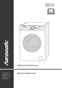 Bedienungsanleitung Hanseatic HWM6T110A1 Waschmaschine