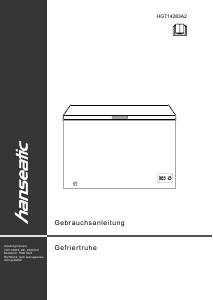 Manual Hanseatic HGT14283A2 Freezer