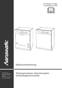 Manual Hanseatic HGU6082E127735BI Dishwasher