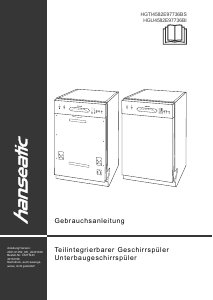 Manual Hanseatic HGU4582E97736BI Dishwasher