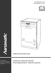 Manual Hanseatic HGTI4582D97710DS Dishwasher