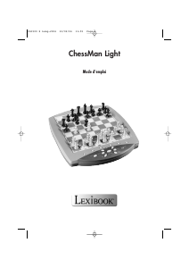 Manual Lexibook CG1550 ChessMan Light Computador de xadrez