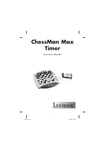 Manual Lexibook CG2400 ChessMan Max Timer Chess Computer