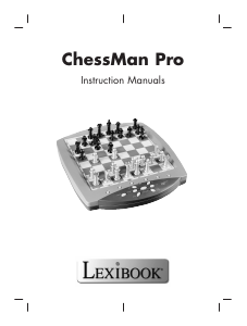 Manual Lexibook CG1400 ChessMan Pro Computador de xadrez