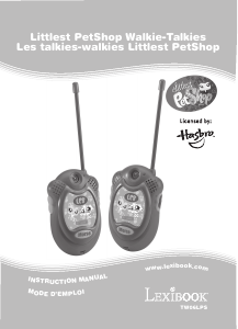Manual Lexibook TW06LPS Walkie-talkie