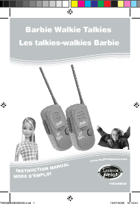 Mode d’emploi Lexibook TW05BB Talkie-walkie