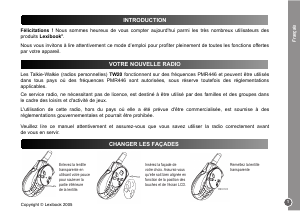 Mode d’emploi Lexibook TW20 Talkie-walkie