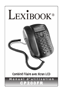 Mode d’emploi Lexibook CP200FR Téléphone