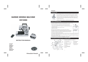 Manual Lexibook SW100BB Sewing Machine