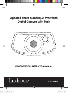 Manuale Lexibook DJ033DP Fotocamera digitale