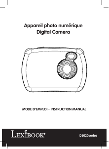 Mode d’emploi Lexibook DJ020 Appareil photo numérique