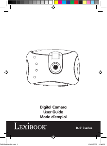 Bedienungsanleitung Lexibook DJ010BB Digitalkamera