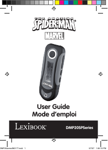 Mode d’emploi Lexibook DMP23SP Lecteur Mp3