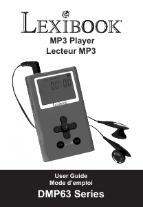 Mode d’emploi Lexibook DMP63BB Lecteur Mp3