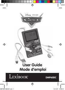 Mode d’emploi Lexibook DMP60DC Lecteur Mp3