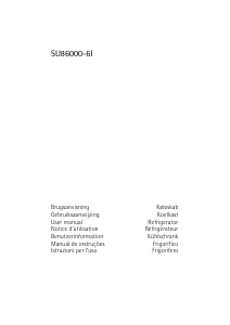 Mode d’emploi AEG SU86000-6I Réfrigérateur