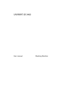 Manual AEG LB3463 Washing Machine