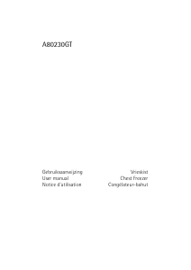 Mode d’emploi AEG A80230GT Congélateur