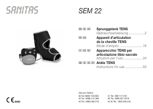 Manuale Sanitas SEM 22 Dispositivo TENS