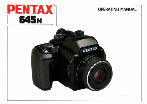 Manual Pentax 645N Camera