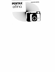 Handleiding Pentax Efina Camera