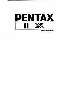 Manual Pentax IL X Camera