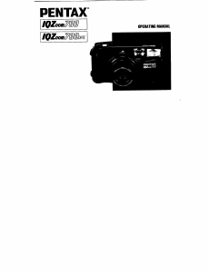 Manual Pentax IQZoom 700 Camera