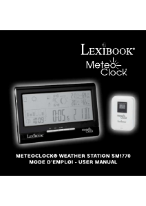 Manual Lexibook SM1770 Estação meteorológica