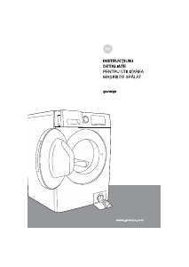 Manual Gorenje WHP82ES Mașină de spălat