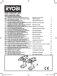 Használati útmutató Ryobi CHD-1442 Fúró-csavarozó