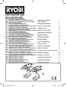 Manuál Ryobi CHP-1802 Akušroubovák