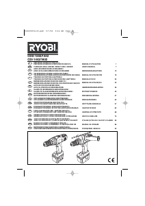 Manual de uso Ryobi CDI-1802 Atornillador taladrador