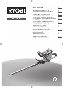 Manual Ryobi RHT36C55 Corta-sebes