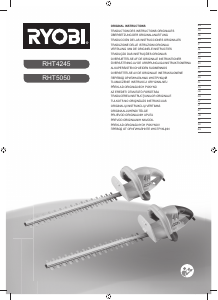 Manual Ryobi RHT4245 Hedgecutter