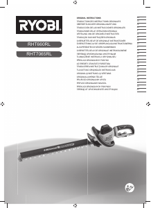 Instrukcja Ryobi RHT7065RL Nożyce do żywopłotu