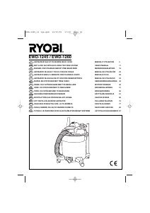 Rokasgrāmata Ryobi EWD-1245 Putekļu sūcējs