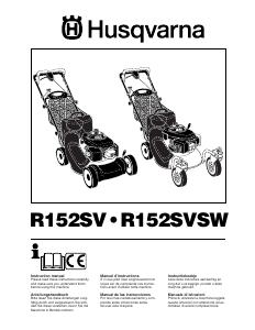 Manual Husqvarna R152SVSW Lawn Mower