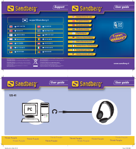 Manual Sandberg 125-41 Headset