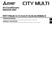 Mode d’emploi Mitsubishi PEFY-P06 Climatiseur