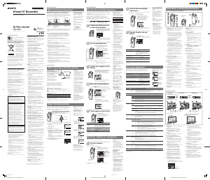 Handleiding Sony ICD-CX50 Audiorecorder