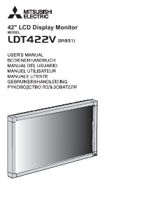 Mode d’emploi Mitsubishi LDT422V Moniteur LCD