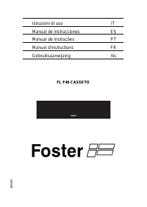 Bedienungsanleitung Foster FL F46 Casseto Wärmeschublade